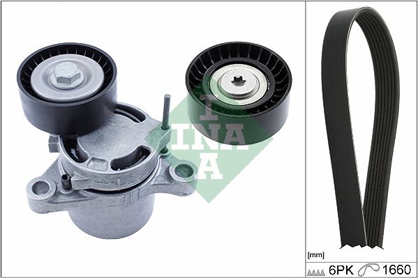 SCHAEFFLER INA 529 0307 10 V-ribbed belt set