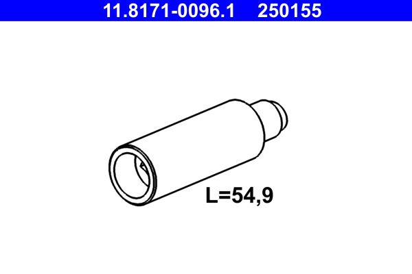 ATE 11.8171-0096.1 Guide bolt, brake caliper