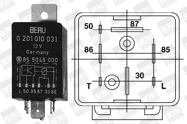 Relay, glow plug system-3