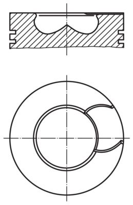 MAHLE 213 70 00 Piston