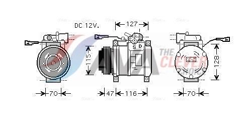 AVA CLEVER CHOICE IVAK076 Compressor, air conditioning