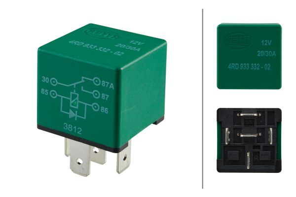 HELLA 4RD 933 332-021 Relay, main current
