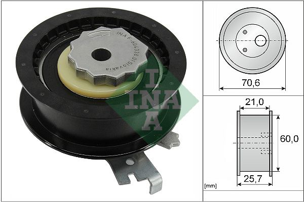 SCHAEFFLER INA 531 0882 10 Tensioner pulley, timing belt