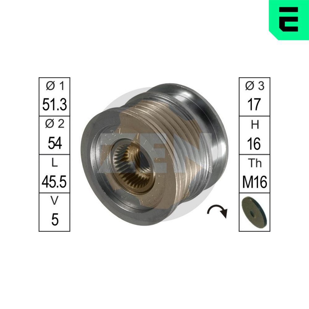 Alternator Freewheel Clutch
