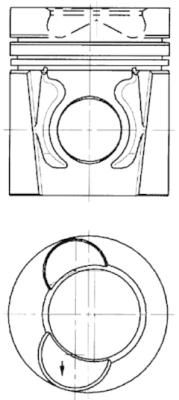 KOLBENSCHMIDT 94445600 Piston
