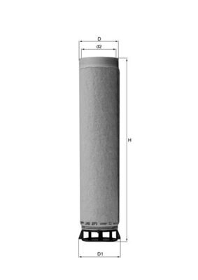 MAHLE LXS 271 Secondary air filter