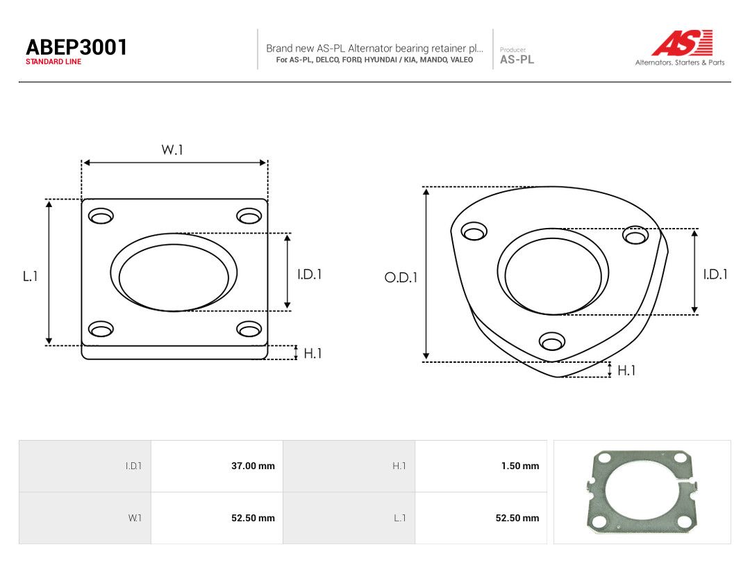 Repair Set, alternator-1