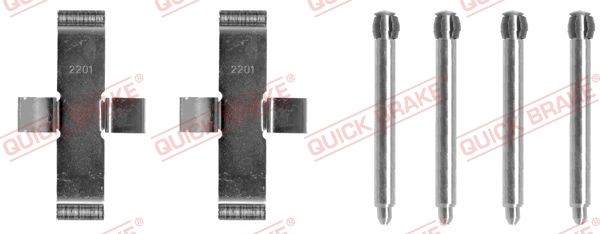 QUICK BRAKE 109-1037 Accessory kit, disc brake pad