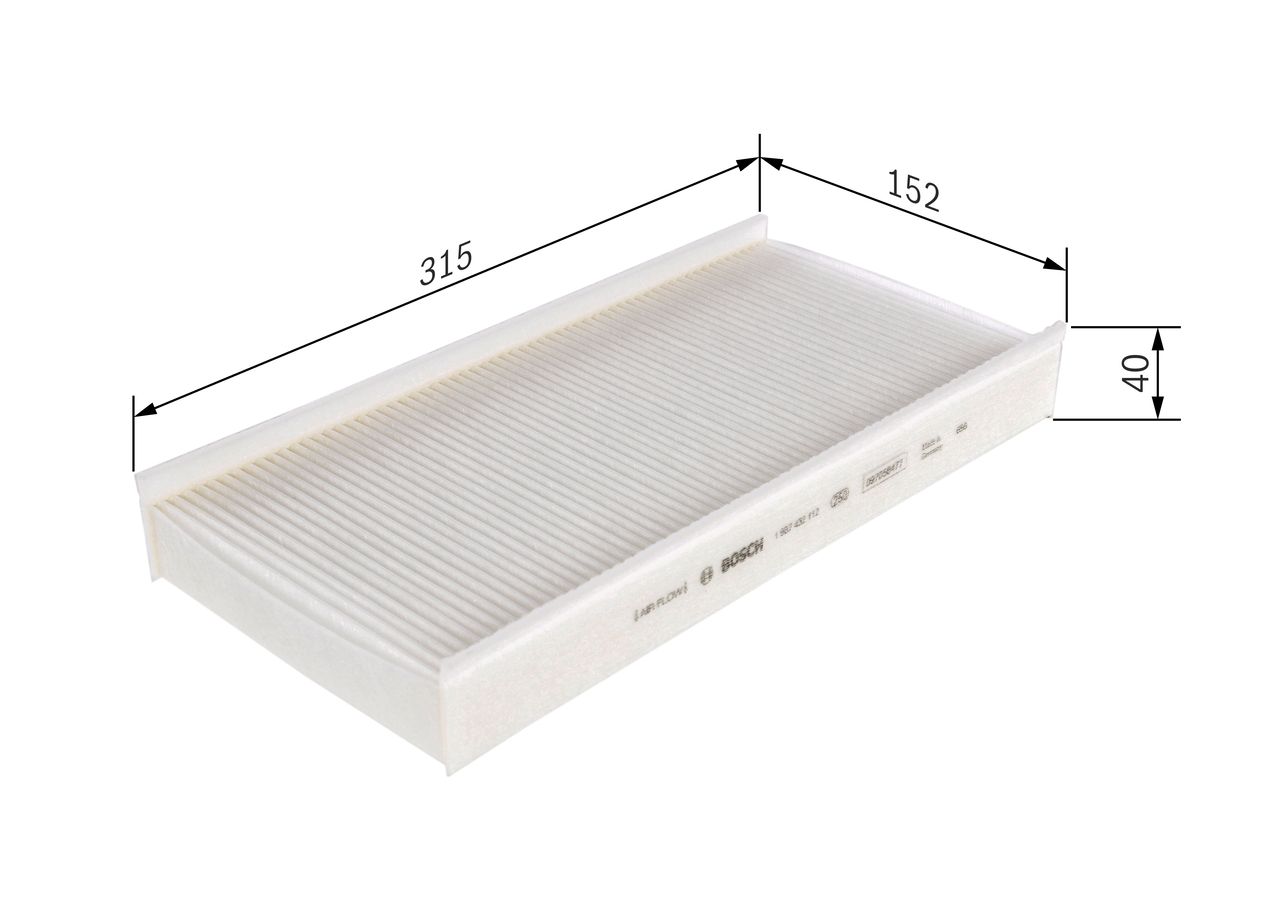 BOSCH 1 987 432 112 Filtras, salono oras