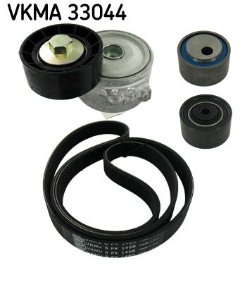 SKF VERTEVO VKMA 33044 V-ribbed belt set