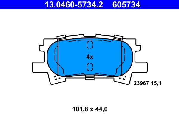 Brake Pad Set, disc brake