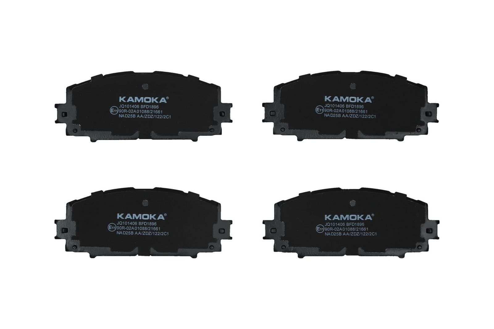 KAMOKA JQ101406 Brake pad set, disc brake