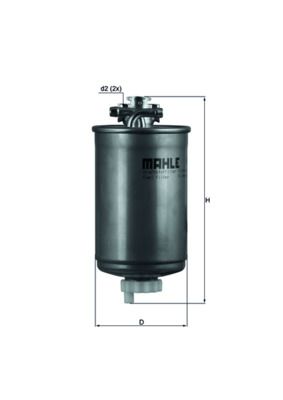 KNECHT KL 75 Fuel filter