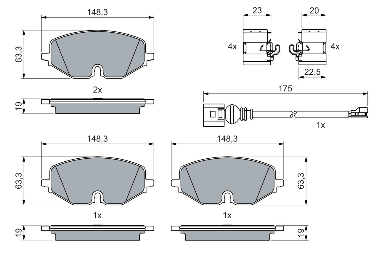 Brake Pad Set, disc brake-4