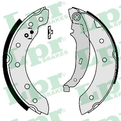LPR 07130 Brake shoe set
