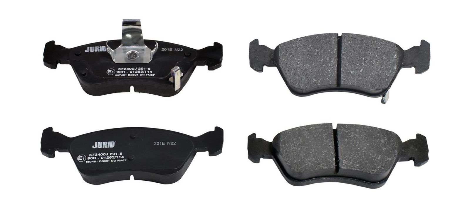 JURID 572400J Brake pad set, disc brake