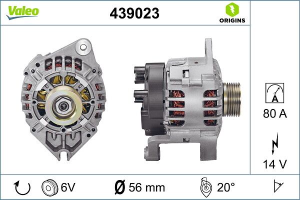 VALEO 439023 Alternator
