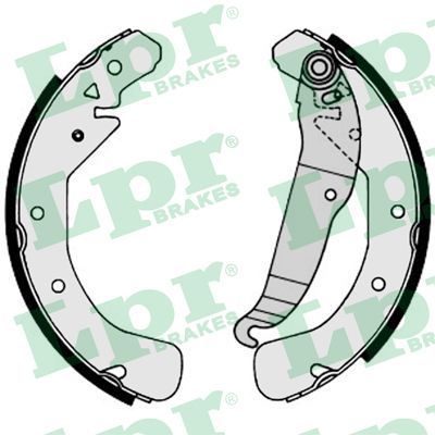 LPR 07200 Brake shoe set