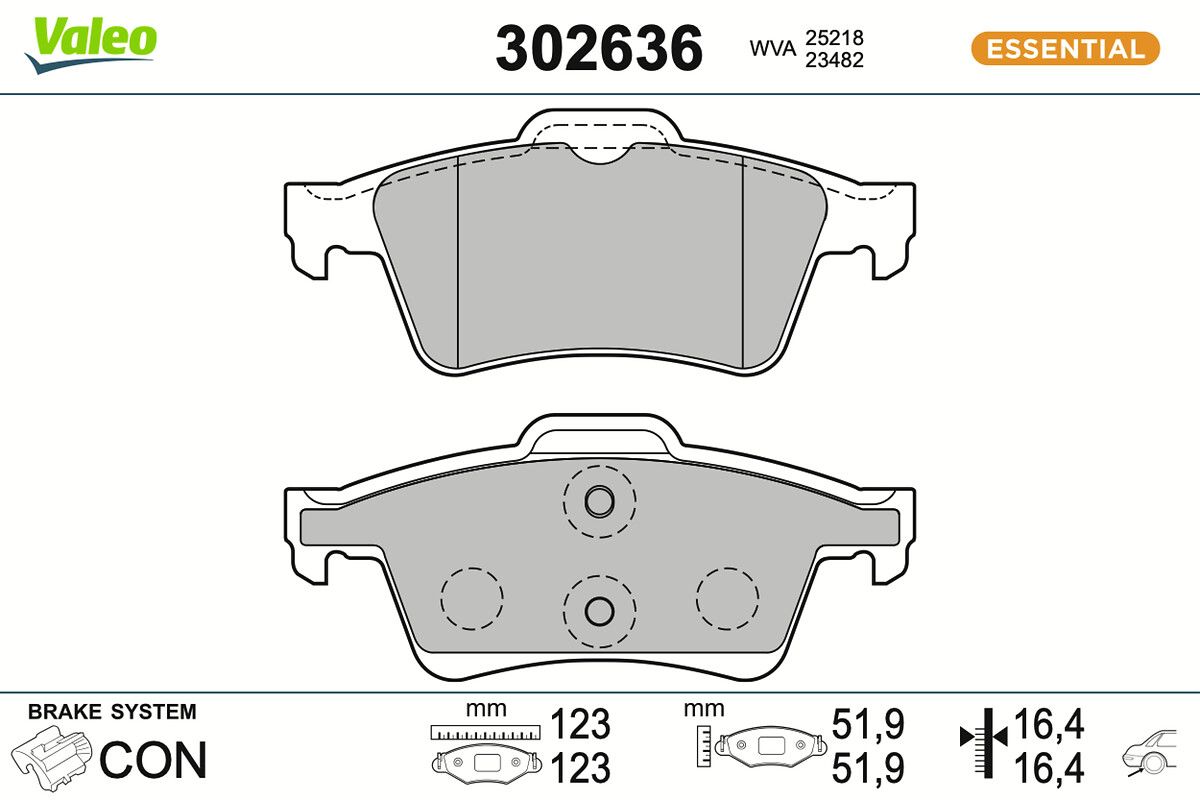Brake Pad Set, disc brake-main