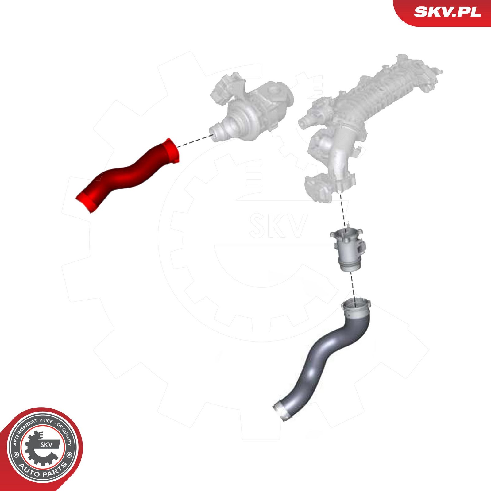 ESEN SKV 24SKV998 Charge air hose