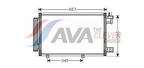AVA CLEVER CHOICE FDA5439D Condenser, air conditioning
