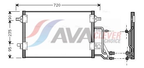 AVA CLEVER CHOICE AI5140 Condenser, air conditioning