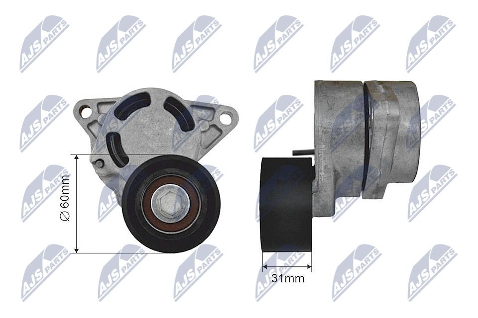 Tensioner Pulley, V-ribbed belt