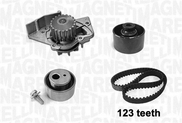 MAGNETI MARELLI 341404160001 Water pump & timing belt kit