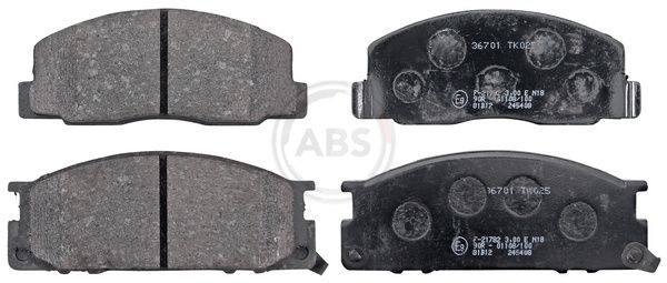 A.B.S. 36701 Brake pad set, disc brake