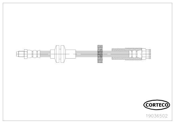 CORTECO 19036502 Brake hose