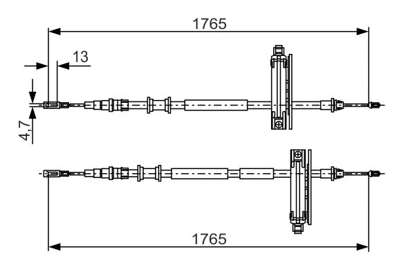 Cable Pull, parking brake-4