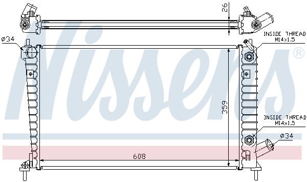 Radiator, engine cooling-5