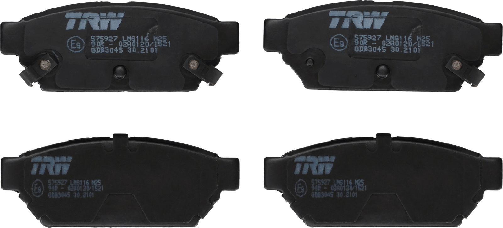 TRW GDB3045 Brake pad set, disc brake
