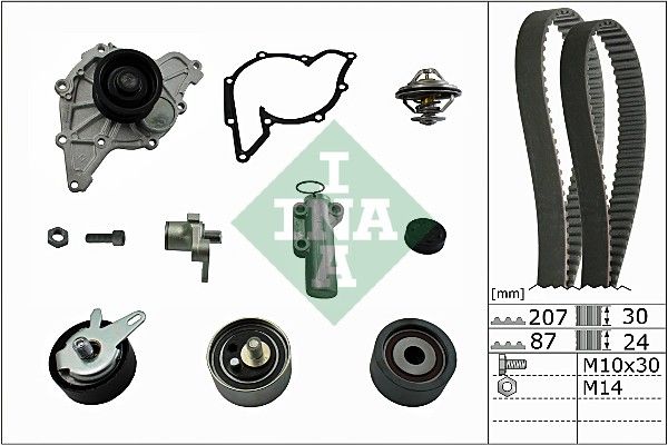 SCHAEFFLER INA 530 0539 30 Water pump & timing belt kit