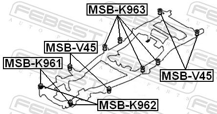 Mounting, vehicle frame-1