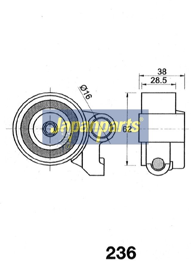 Tensioner, timing belt-1
