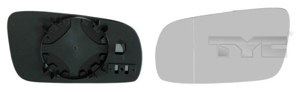 TYC 337-0014-1 Mirror glass, exterior mirror