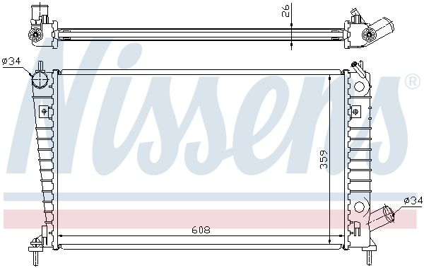 Radiator, engine cooling-5