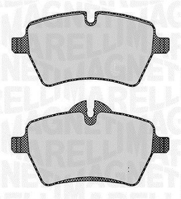 MAGNETI MARELLI 363916060619 Brake pad set, disc brake