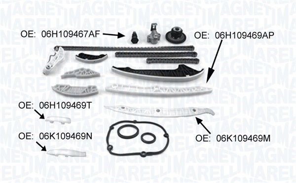 MAGNETI MARELLI 341500001370 Timing chain kit