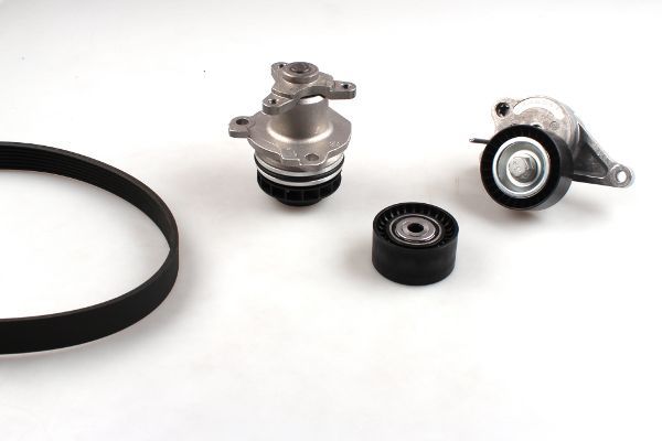 Water Pump + V-ribbed Belt Kit