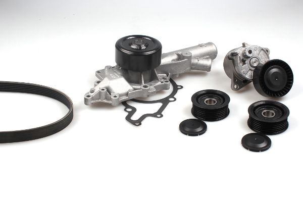 Water Pump + V-ribbed Belt Kit