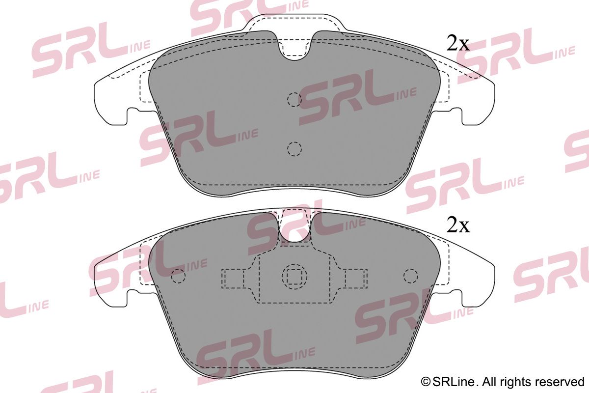 SRLINE S70-0224 Brake pad set, disc brake