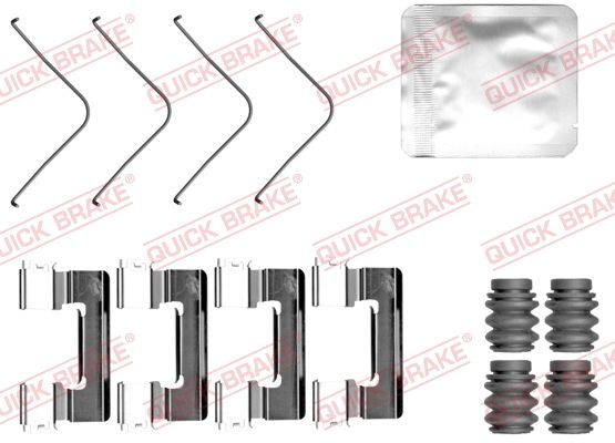 QUICK BRAKE 109-0163 Accessory kit, disc brake pad