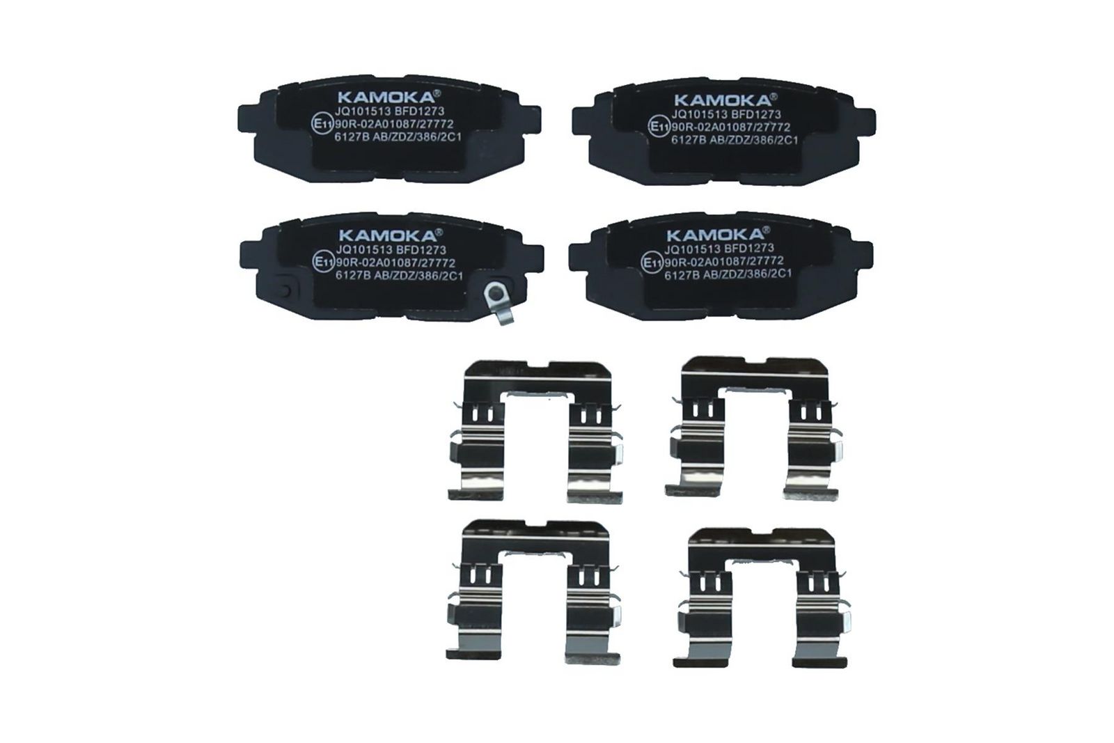 KAMOKA JQ101513 Stabdžių trinkelių rinkinys, diskinis stabdys