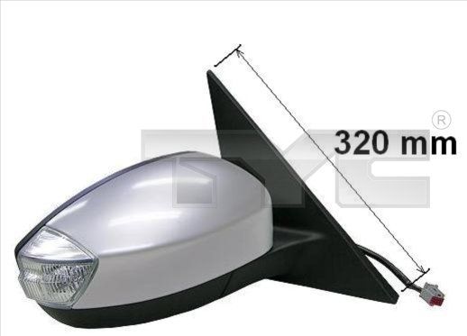 TYC 310-0121 Exterior mirror