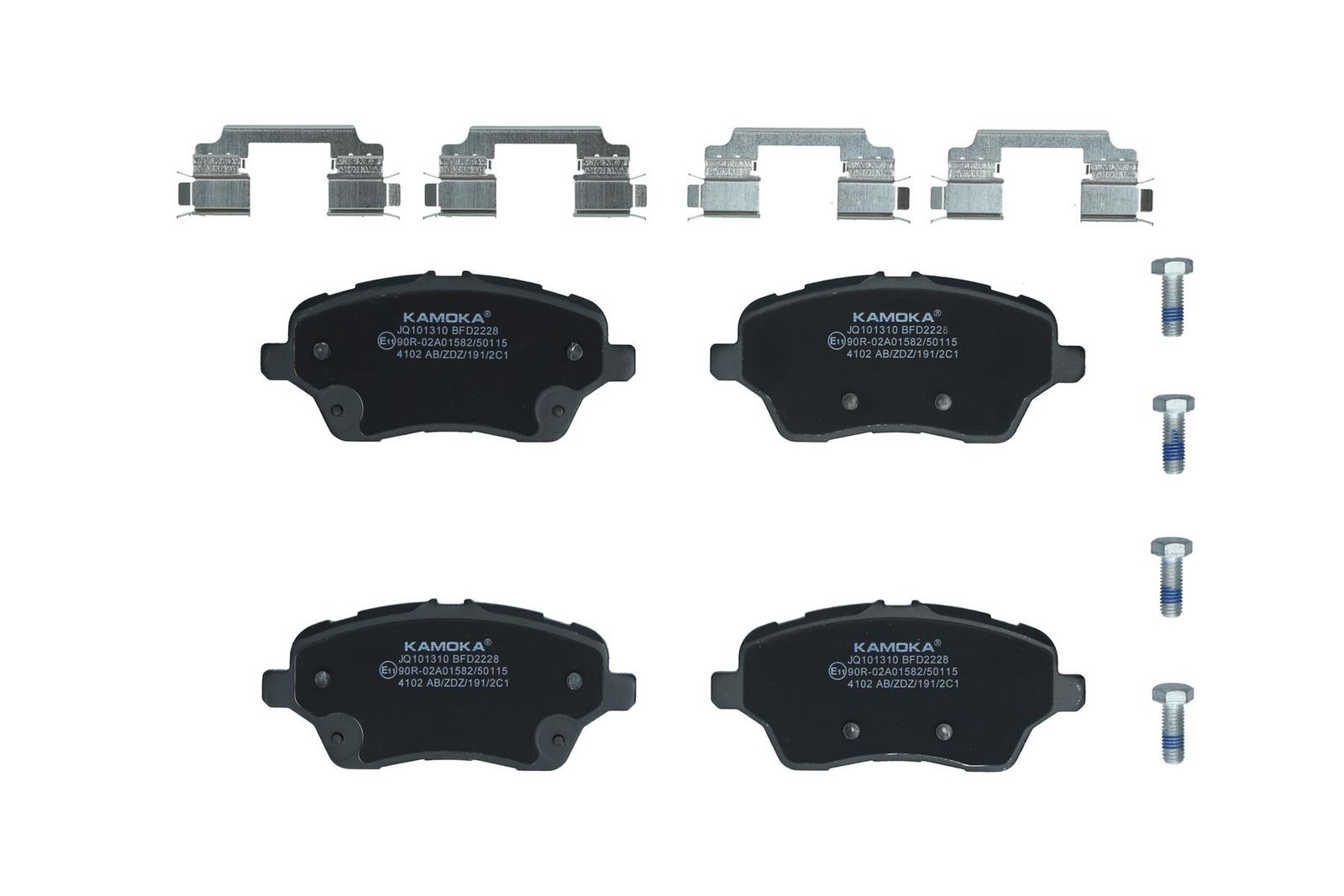 KAMOKA JQ101310 Brake pad set, disc brake