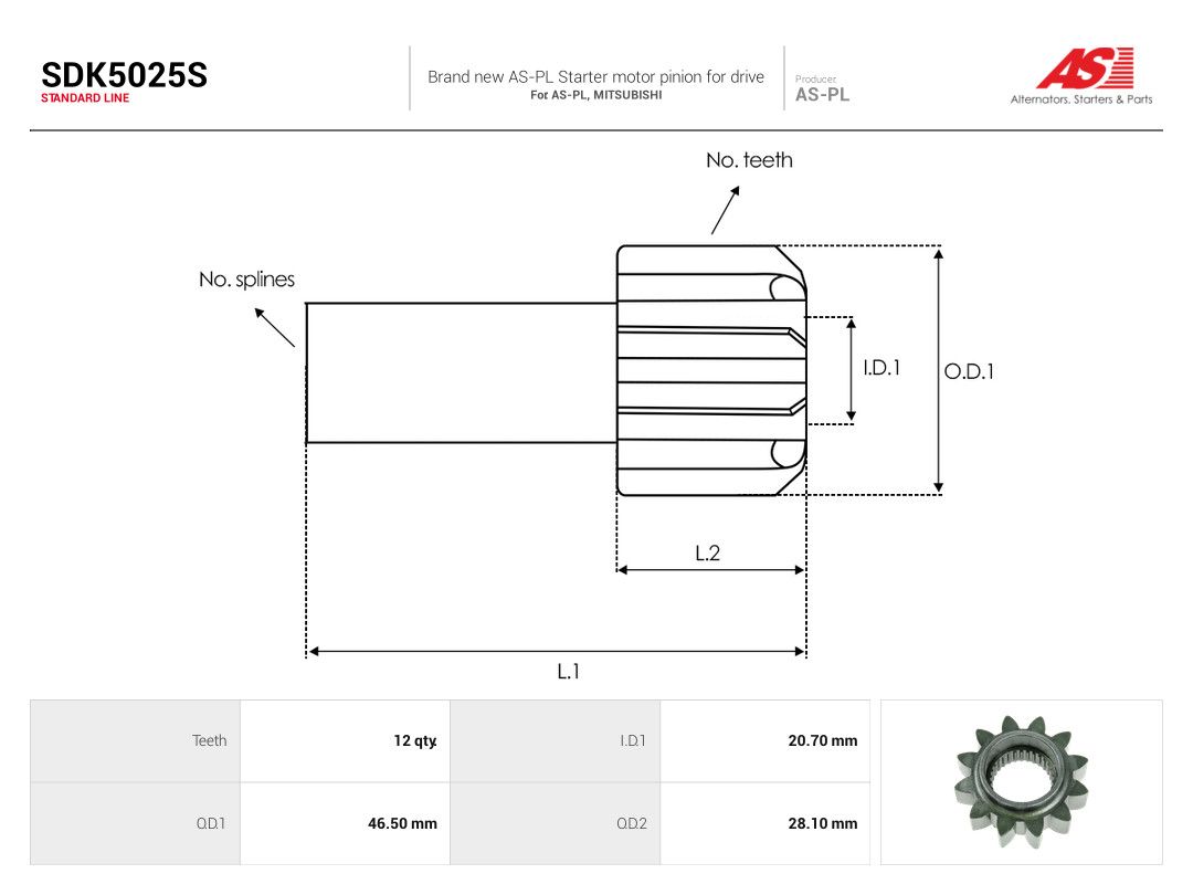 Freewheel Gear, starter-1