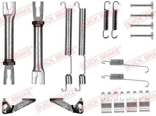 QUICK BRAKE 105-0053S Accessory kit, brake shoes