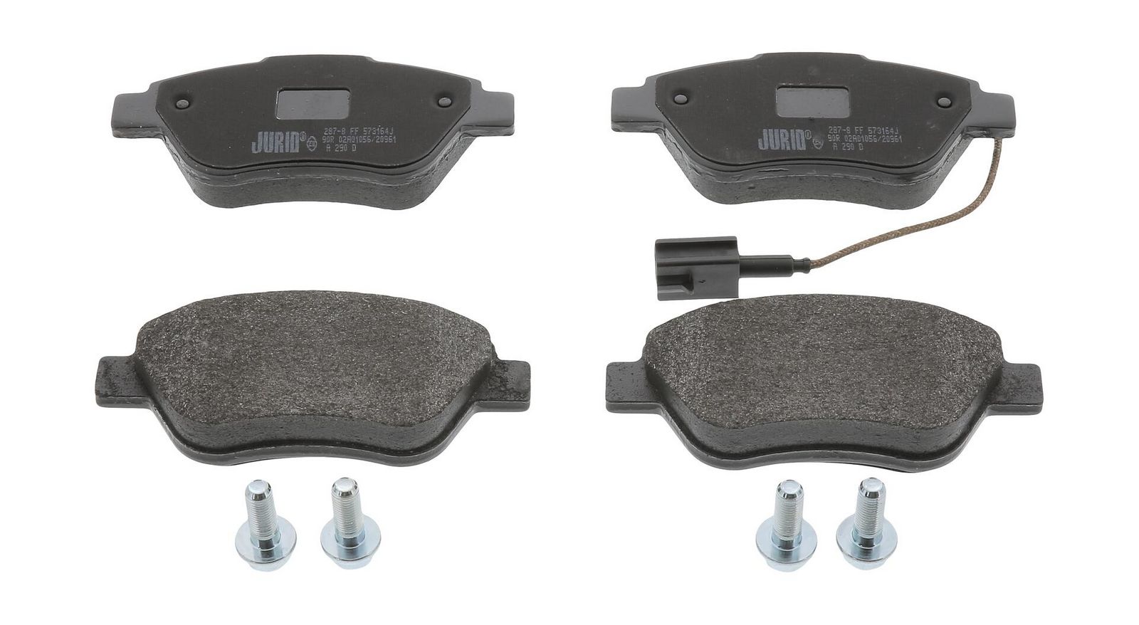 JURID 573164J Brake pad set, disc brake